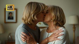 4K AI Models - Older Woman Lesbian Kissing Over 50