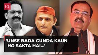 Akhilesh Yadav takes jibe at UP Dy CM KP Maurya, says 'Unse Bada Gunda Kaun Ho Sakta Hai…'