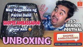 Unboxing Free Parcel from A SHOPEE SELLER || 5.5 Brands Festival