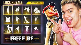 NUEVA LUCK ROYALE DE EMOTES EXCLUSIVOS!!! *nunca antes vistos* FREE FIRE