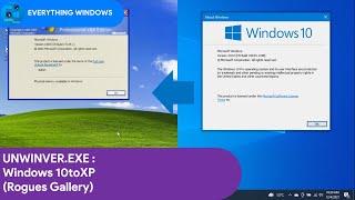 UNWINVER.EXE 5.0 - Windows 10toxp