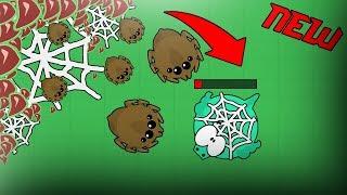 GIANT SPIDER CAPTURING EVERY ANIMAL IN MOPE.IO!! NO WHERE TO RUN!! (Mope.io Funny Trolling Moments)