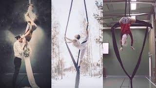 What being self taught in aerial silks for 1 year looks like - VLOG