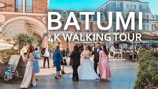 Batumi, Georgia 4K walking tour | We met 3 BRIDES during this walk!