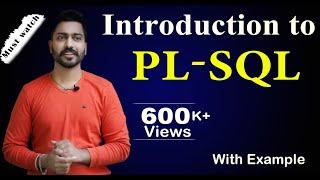 Lec-72: Introduction to PL-SQL in DBMS