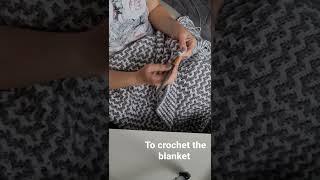 to crochet the blanket вяжем плед крючком