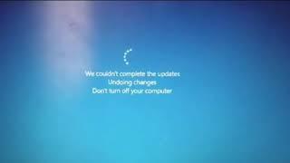 How To Fix We Couldn’t Complete the Updates, Undoing Changes | Windows Update Error Message (2024)
