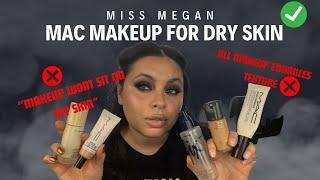 DRY SKIN MAKEUP ROUTINE WITH MAC COSMETICS