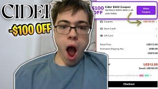 FREE CLOTHES??️ How i saved $100 using THIS Cider Coupon Code - Verified Cider Discount Codes 2024