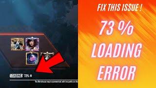 How to Fix 73 loading problem in BGMI | Server Issue | *easy fix*