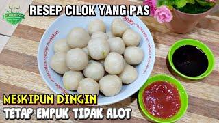 CARA MEMBUAT CILOK EMPUK TAKARAN SENDOK