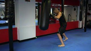 5 Minutes Heavy Bag Tabata Boxing Workout for Beginner