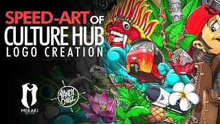 SPEED ART - "Culture Hub" Logo Design