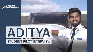 HE BECAME A PILOT ! ADITYA FROM FLYING ACADEMY