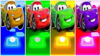 Lightning McQueen Yellow Car  McQueen Red Car  McQueen Green Car  McQueen Blue Car  Who is Best?