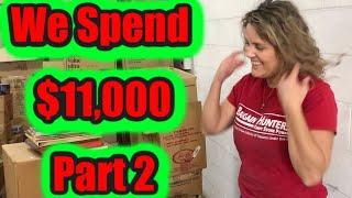 We Spend $11,000 CASH  Abandoned Storage PART 2 Storage Wars Auction