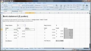 Excel Accounting Format and Formulas