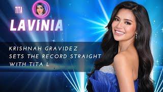 KRISHNAH GRAVIDEZ SETS THE RECORD STRAIGHT WITH TITA L