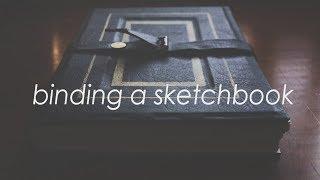 binding a sketchbook