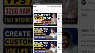 How To Creating Free RDP For Lifetime In 5 Minutes | #shorts #youtubeshorts #rdp