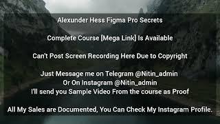 Alexunder Hess Figma Pro Secrets