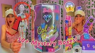 [ASMR] UNBOXING THE WORLD'S BIGGEST *DIAMOND* WATER REVEAL BARBIE! *50 MYSTERY BOXES!!*