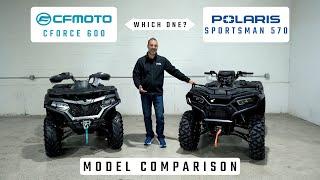 ATV Comparison - CFMoto Cforce 600 VS Polaris Sportsman 570