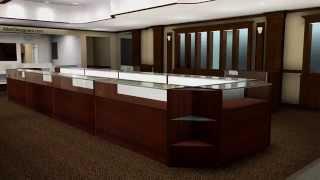 Retail Jewelry Display Cases and LED Lighting