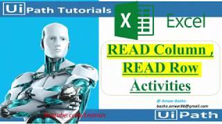 UiPath Tutorial || Day 17 : Read Column and Read Row Activity