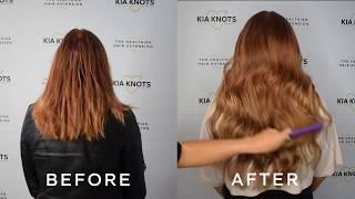 Rocking the ginger! Beautiful natural blended extensions | KiaKnots Hair Extensions @Boombae
