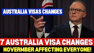 Australia Visa Changes: 7 Updates in November 2024 | Australia Visa Update