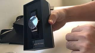 Unboxing | Daniel Wellington Classic Cornwall Black/Gold 36mm (please kindly subscribe guys ‍️)