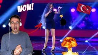 Italian React  Tuğçe Gendigelen - The Voice Of Turkey | What a performance! 