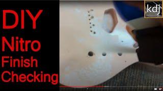 How To Make Nitro Finish Checking / Crackling | DIY Relic