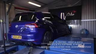 Golf 7R Integrated Engineering Carbon Air Intake Testing - Regal Autosport