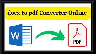 Word file (docx) to pdf में Convert कैसे करें? Online Converter New Process 2023