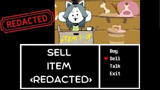 Can You Sell Item 0 To Temmie? | Undertale