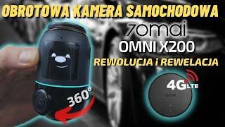 TEST - OBROTOWA KAMERA SAMOCHODOWA 70mai Omni X200 - Najlepszy tryb parkingowy jaki widziałem - 4G