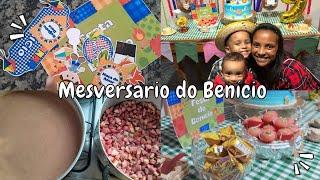 Mesversario Simples com o tema Quadrilha + Preparativos | Benício fez 9 meses ️