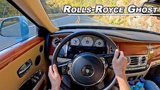 Rolls-Royce Ghost with $41,500 Paint - Flogging Peak Luxury in New England Fall  (POV Drive)