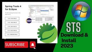 download spring tool suite for windows | STS