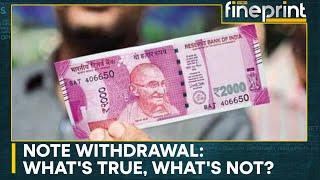 India's Rs. 2000 note ban results in social media circus | WION Fineprint