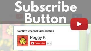 Create a YouTube Subscribe Button for your Website or Blog