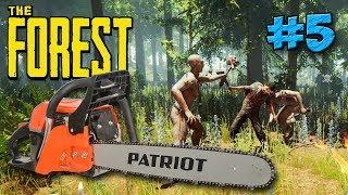 The Forest - БЕНЗОПИЛА ЭТО КРУТО - ТРИО ВЫЖИВАНИЕ #5