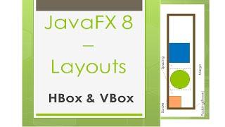 JavaFX 8 Tutorial - HBox & VBox (Layouts)  #9