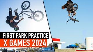 X GAMES 2024 - FIRST BMX PARK PRACTICE