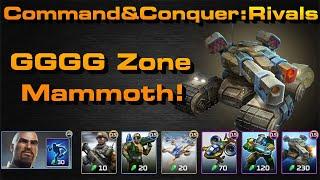 C&C Rivals: GGGG Zone Mammoth!