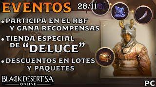 BLACK DESERT SA | EVENTOS | TIENDA DE DELUCE | PARTICIPA EN EL CAMPO DE BATALLA ROJO | BDO | PC