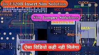 Jio F320b Sim Not Working || jio f320b insert sim problem solution | Lyf f320b sim jumper solution