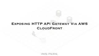 Exposing HTTP API Gateway via AWS CloudFront | Vimal Paliwal